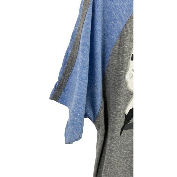 Star Wars Mens Size Large Gray/Blue Short Sleeve T-shirt Boba Fett Darth Vader - Picture 4 of 7